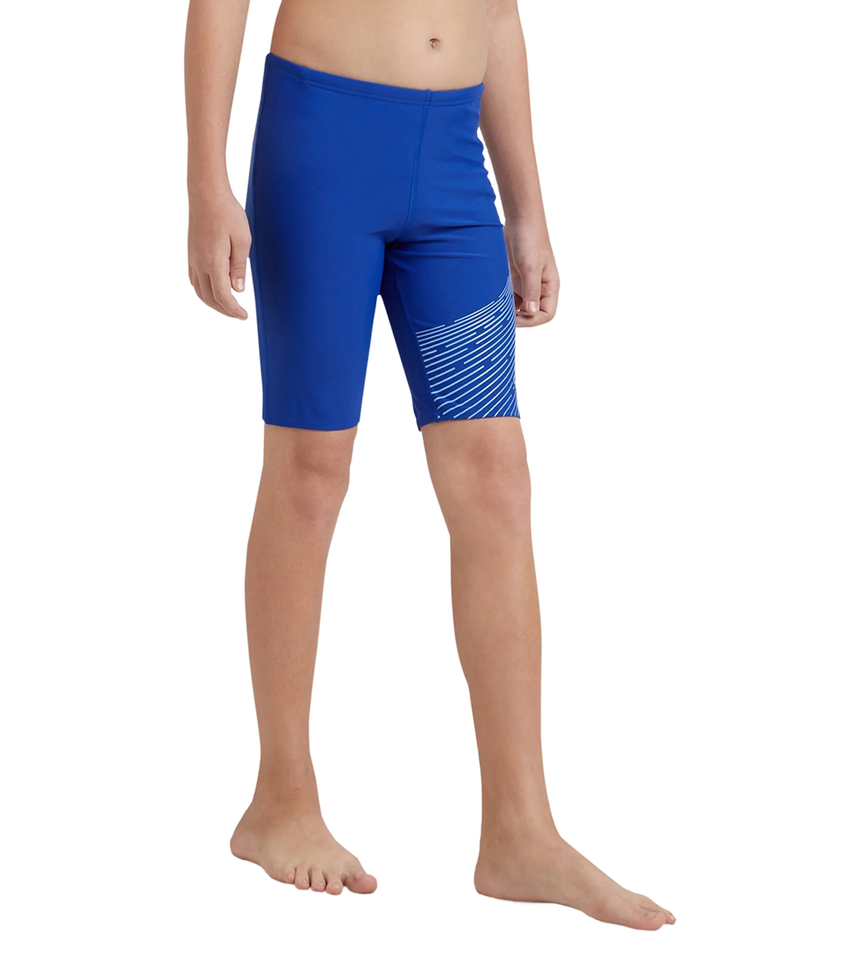 Boy's Endurance 10 Medley Logo Jammer - True Cobalt & Curious Blue