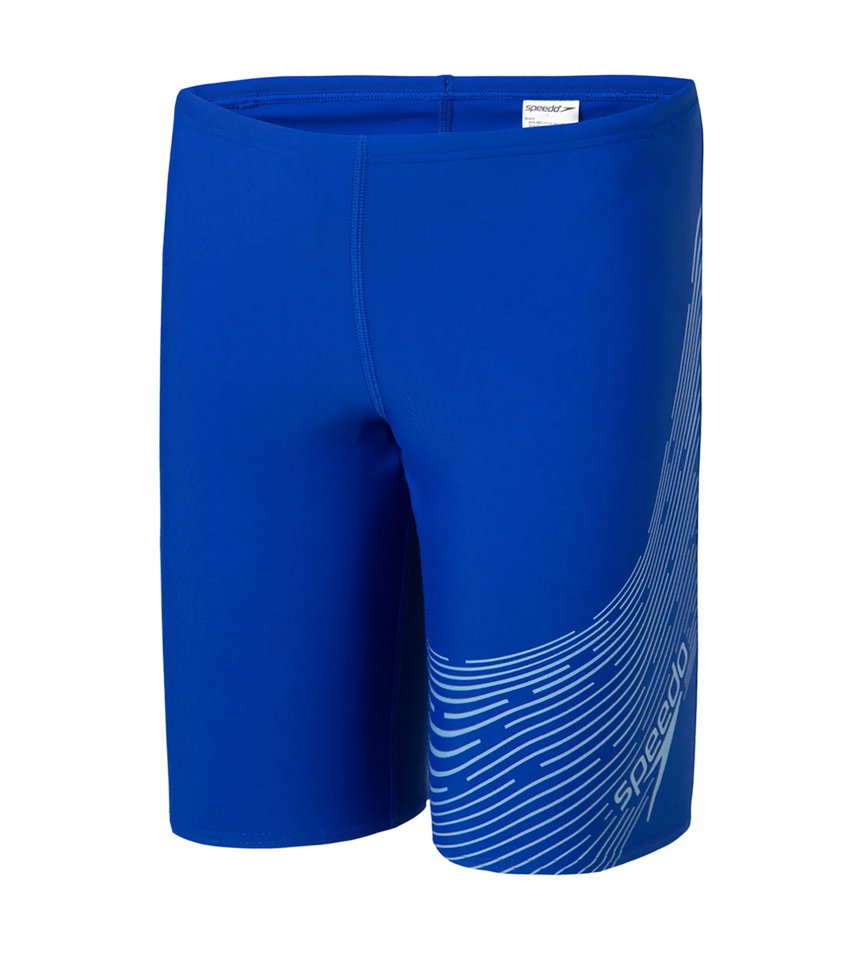 Boy's Endurance 10 Medley Logo Jammer - True Cobalt & Curious Blue