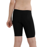 Boy's Endurance 10 Medley Logo Jammer - Black & Lemon Drizzle
