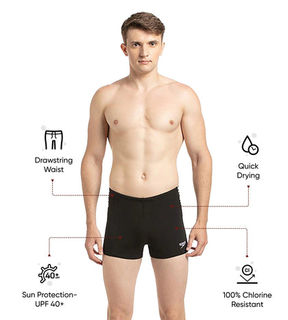 Men's Endurance+ Boomstar Splice Aquashort - Black & White
