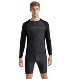 Men's Endurance10 Long Sleeve Suntop - Oxid Grey & Black