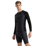 Men's Endurance10 Long Sleeve Suntop - Oxid Grey & Black