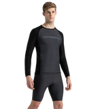 Men's Endurance10 Long Sleeve Suntop - Oxid Grey & Black