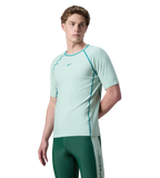 Men's Endurabrite Short Sleeve Suntop - Pale Adventure & Kai Green