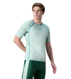 Men's Endurabrite Short Sleeve Suntop - Pale Adventure & Kai Green