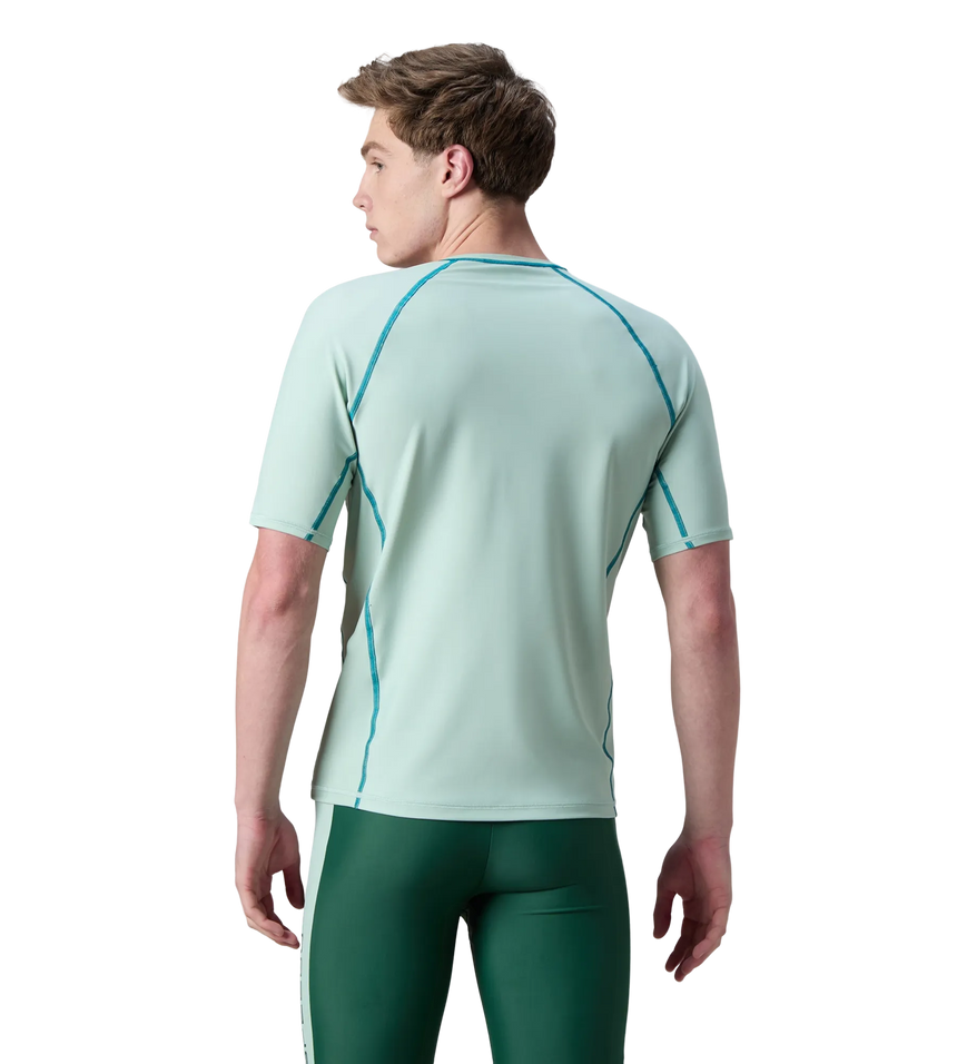 Men's Endurabrite Short Sleeve Suntop - Pale Adventure & Kai Green