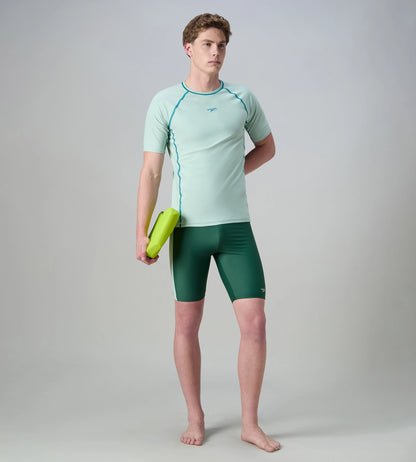 Men's Endurabrite Short Sleeve Suntop - Pale Adventure & Kai Green
