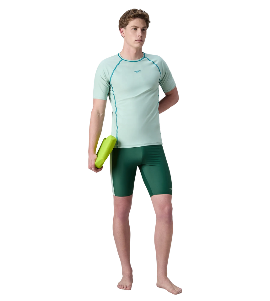 Men's Endurabrite Short Sleeve Suntop - Pale Adventure & Kai Green