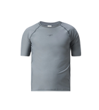 Men's Enduraflex Short Sleeve Suntop - Coin Grey & Electric Lime