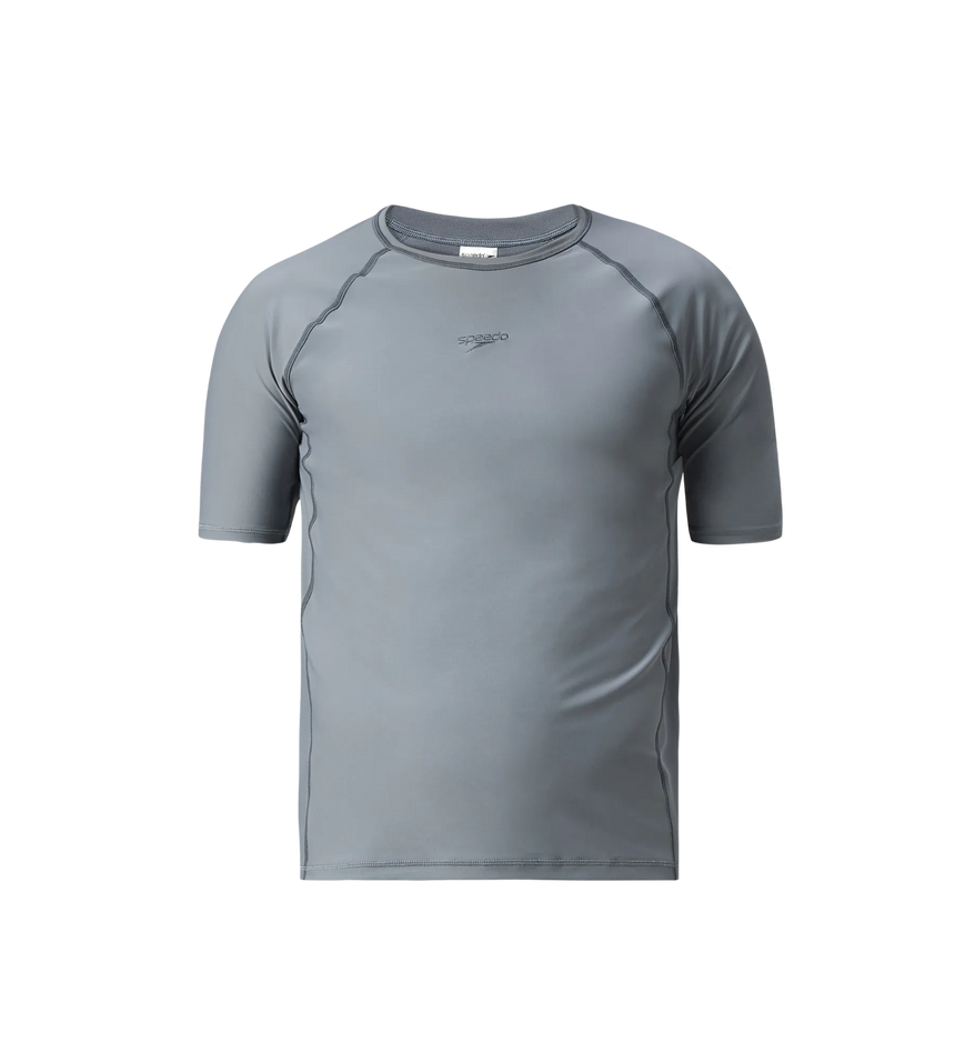 Men's Enduraflex Short Sleeve Suntop - Coin Grey & Electric Lime