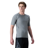 Men's Enduraflex Short Sleeve Suntop - Coin Grey & Electric Lime