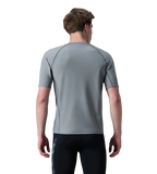 Men's Enduraflex Short Sleeve Suntop - Coin Grey & Electric Lime