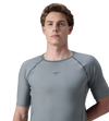 Men's Enduraflex Short Sleeve Suntop - Coin Grey & Electric Lime