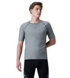 Men's Enduraflex Short Sleeve Suntop - Coin Grey & Electric Lime