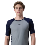 Men's Enduraflex Short Sleeve Suntop - Coin Grey & True Navy