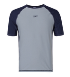 Men's Enduraflex Short Sleeve Suntop - Coin Grey & True Navy