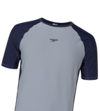 Men's Enduraflex Short Sleeve Suntop - Coin Grey & True Navy