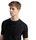 Men's Endurance 10 Short Sleeve Suntop - Black & Darkteal