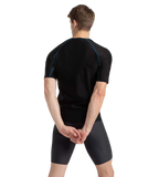 Men's Endurance 10 Short Sleeve Suntop - Black & Darkteal
