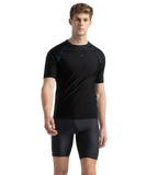 Men's Endurance 10 Short Sleeve Suntop - Black & Darkteal
