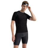 Men's Endurance 10 Short Sleeve Suntop - Black & Darkteal
