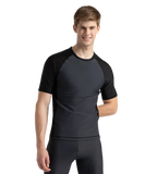 Men's Endurance 10 Short Sleeve Suntop - Oxid Grey & Black