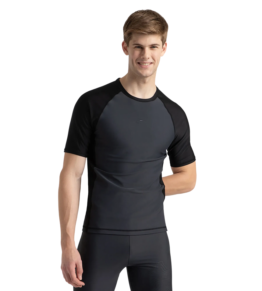 Men's Endurance 10 Short Sleeve Suntop - Oxid Grey & Black