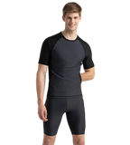 Men's Endurance 10 Short Sleeve Suntop - Oxid Grey & Black