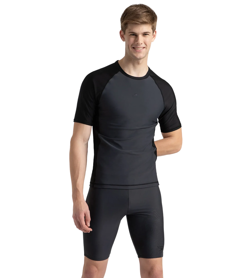 Men's Endurance 10 Short Sleeve Suntop - Oxid Grey & Black