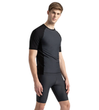 Men's Endurance 10 Short Sleeve Suntop - Oxid Grey & Black