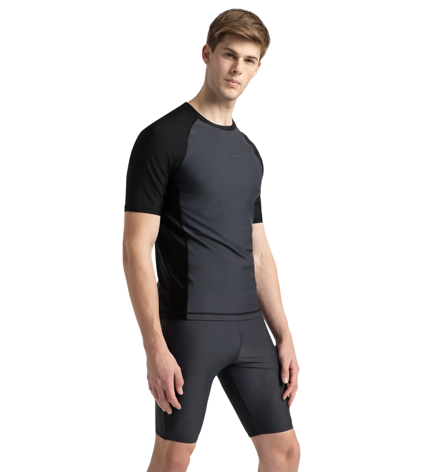 Men's Endurance 10 Short Sleeve Suntop - Oxid Grey & Black