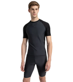 Men's Endurance 10 Short Sleeve Suntop - Oxid Grey & Black