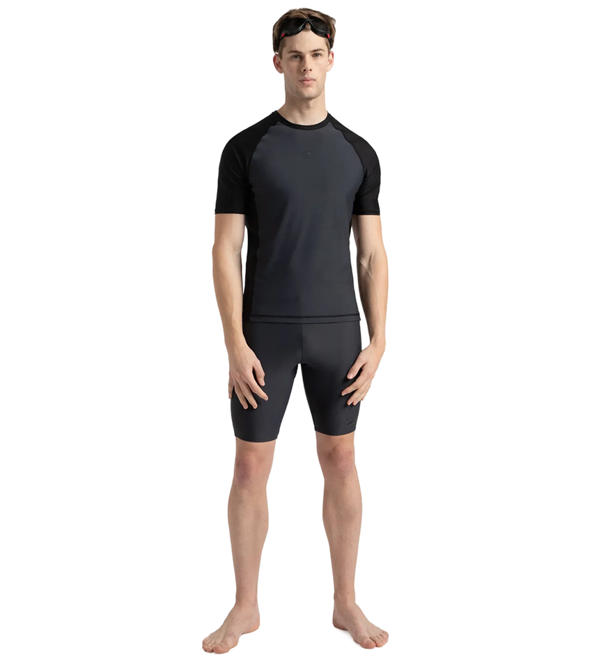 Men's Endurance 10 Short Sleeve Suntop - Oxid Grey & Black