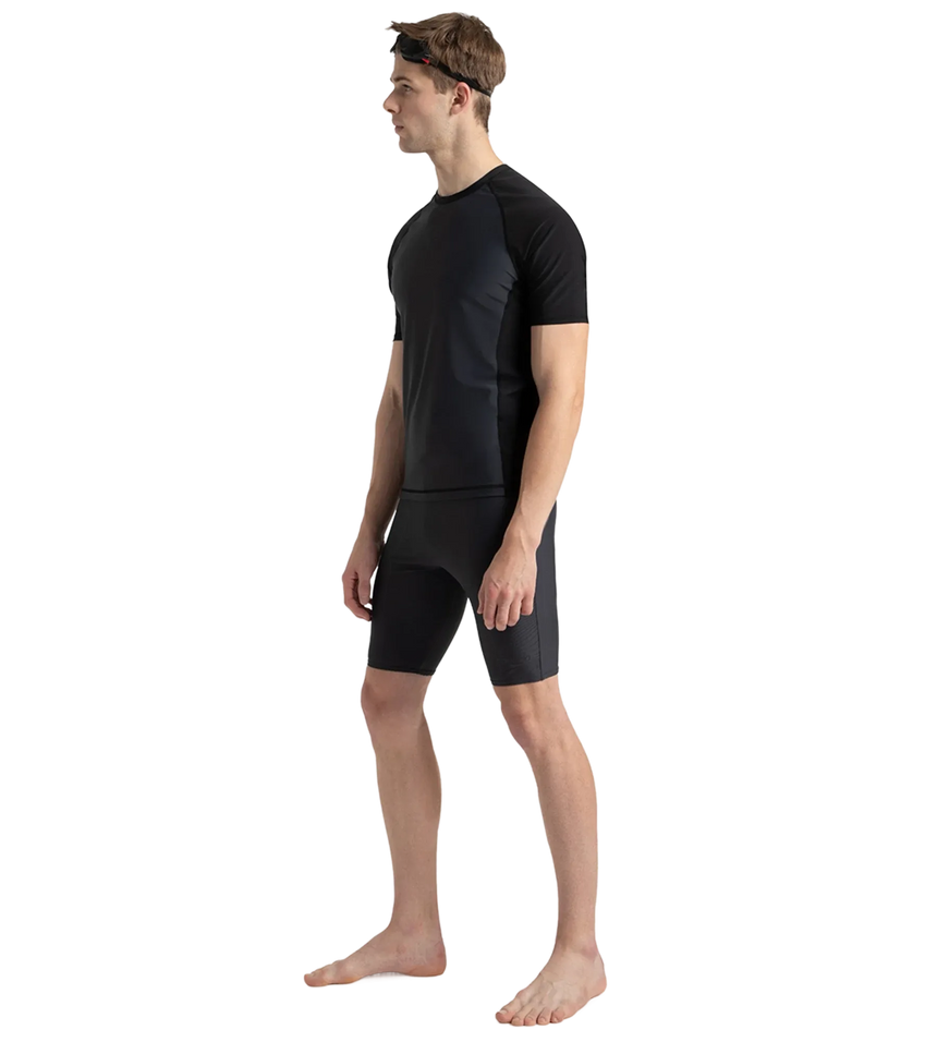 Men's Endurance 10 Short Sleeve Suntop - Oxid Grey & Black