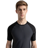 Men's Endurance 10 Short Sleeve Suntop - Oxid Grey & Black