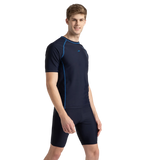 Men's Endurance10 Short Sleeve Suntop - True Navy & Turkish Sea