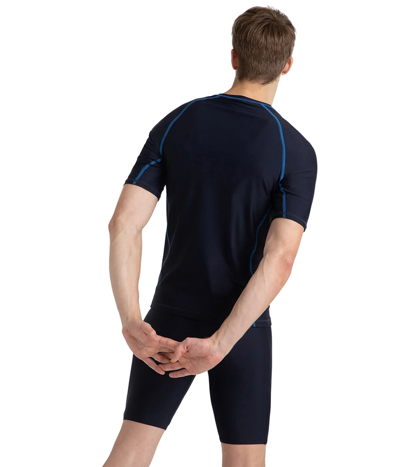 Men's Endurance10 Short Sleeve Suntop - True Navy & Turkish Sea