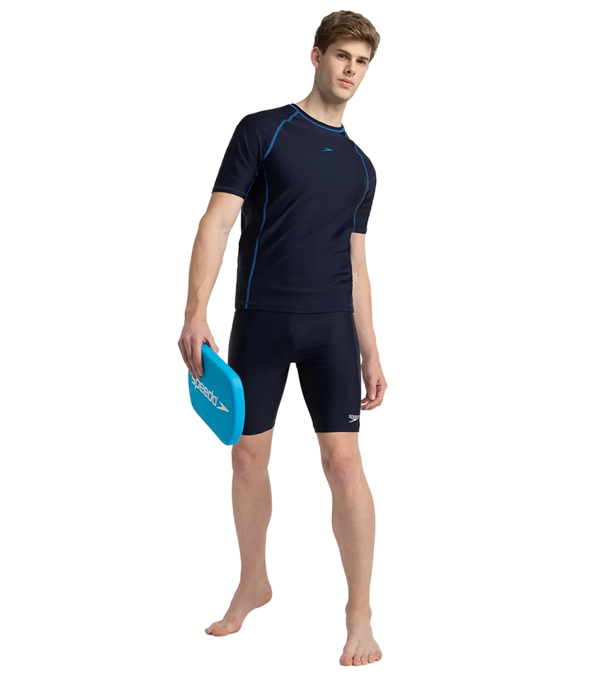 Men's Endurance10 Short Sleeve Suntop - True Navy & Turkish Sea