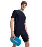 Men's Endurance10 Short Sleeve Suntop - True Navy & Turkish Sea