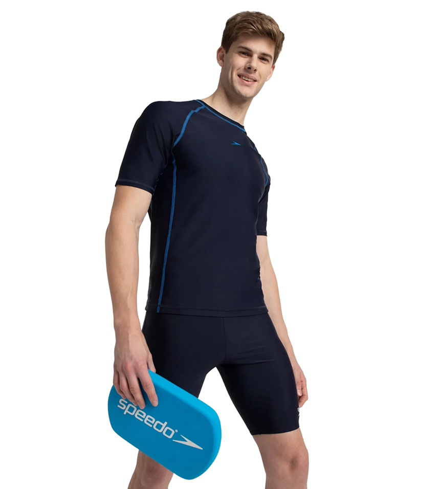 Men's Endurance10 Short Sleeve Suntop - True Navy & Turkish Sea