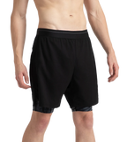 Men's Express Lite Multi Sport Watershorts With Built In Jammer - Black, Anthracite & Grey Lead