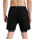 Men's Express Lite Multi Sport Watershorts With Built In Jammer - Black, Anthracite & Grey Lead