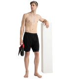Men's Express Lite Multi Sport Watershorts With Built In Jammer - Black, Anthracite & Grey Lead