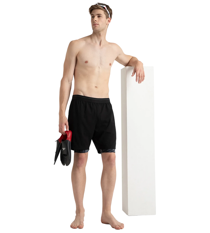 Men's Express Lite Multi Sport Watershorts With Built In Jammer - Black, Anthracite & Grey Lead