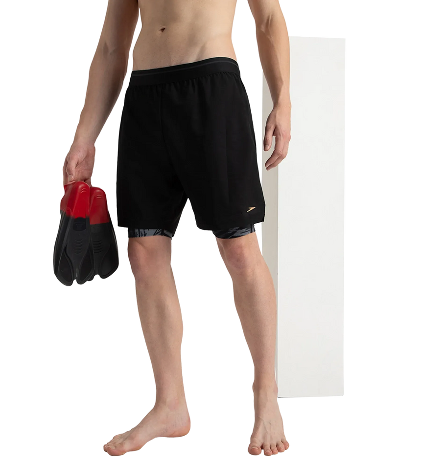 Men's Express Lite Multi Sport Watershorts With Built In Jammer - Black, Anthracite & Grey Lead