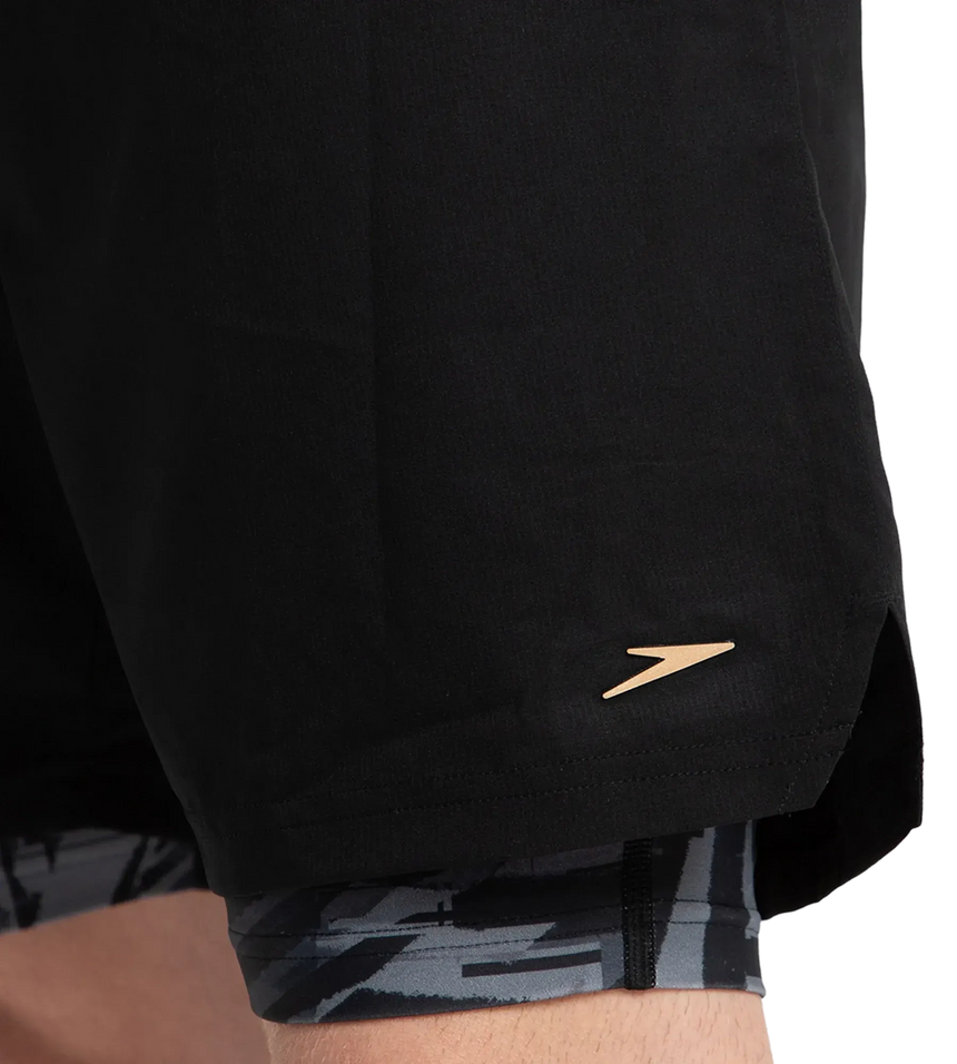Men's Express Lite Multi Sport Watershorts With Built In Jammer - Black, Anthracite & Grey Lead
