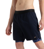 Men's Express Lite Multi Sport Watershorts With Built In Jammer - True Navy, Peacoat & Cerulean Blue