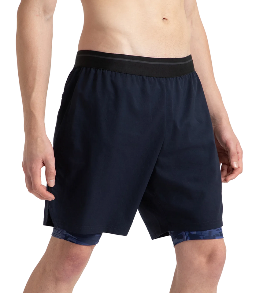 Men's Express Lite Multi Sport Watershorts With Built In Jammer - True Navy, Peacoat & Cerulean Blue