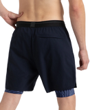 Men's Express Lite Multi Sport Watershorts With Built In Jammer - True Navy, Peacoat & Cerulean Blue