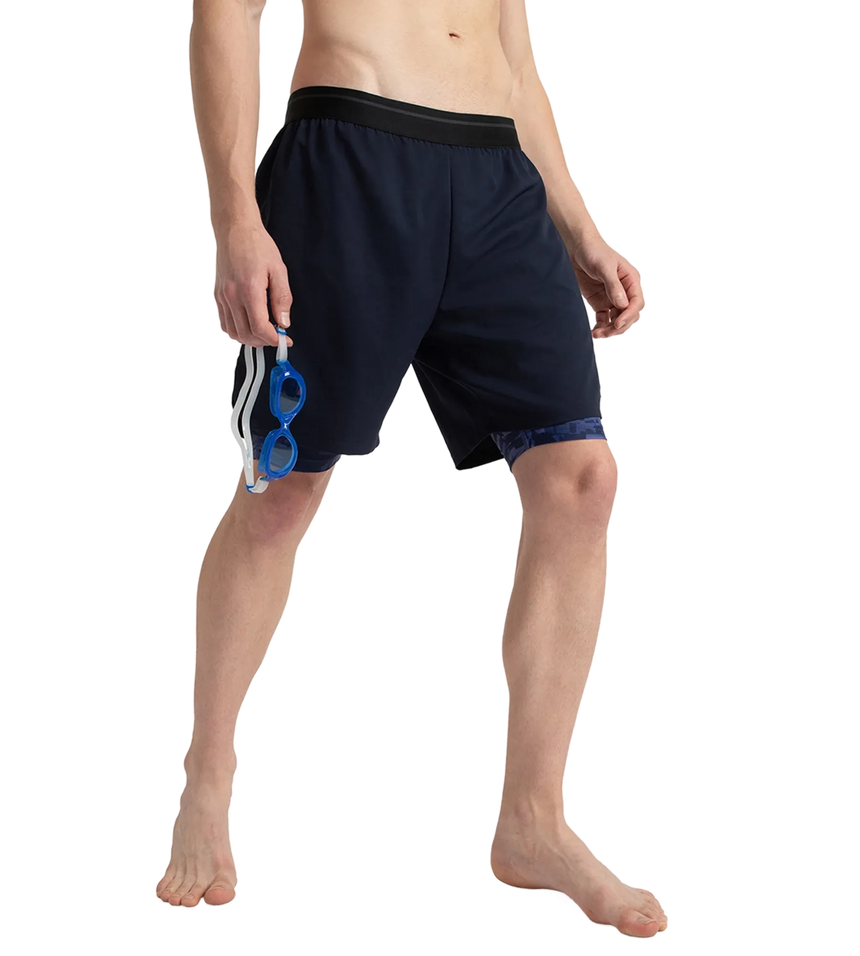 Men's Express Lite Multi Sport Watershorts With Built In Jammer - True Navy, Peacoat & Cerulean Blue